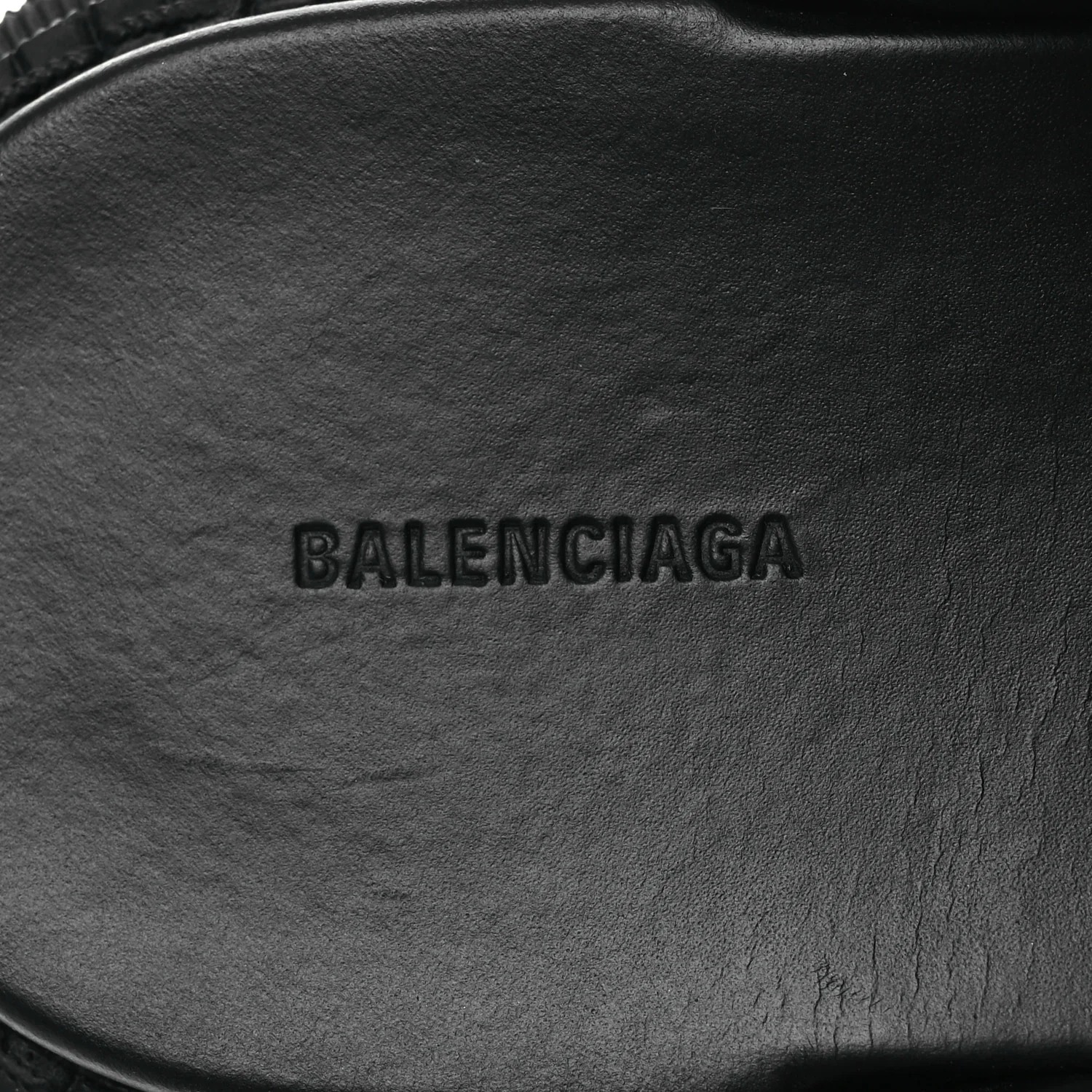 Jive Smooth Calfskin Logo Embossed Womens Tractor Platform 38 Black