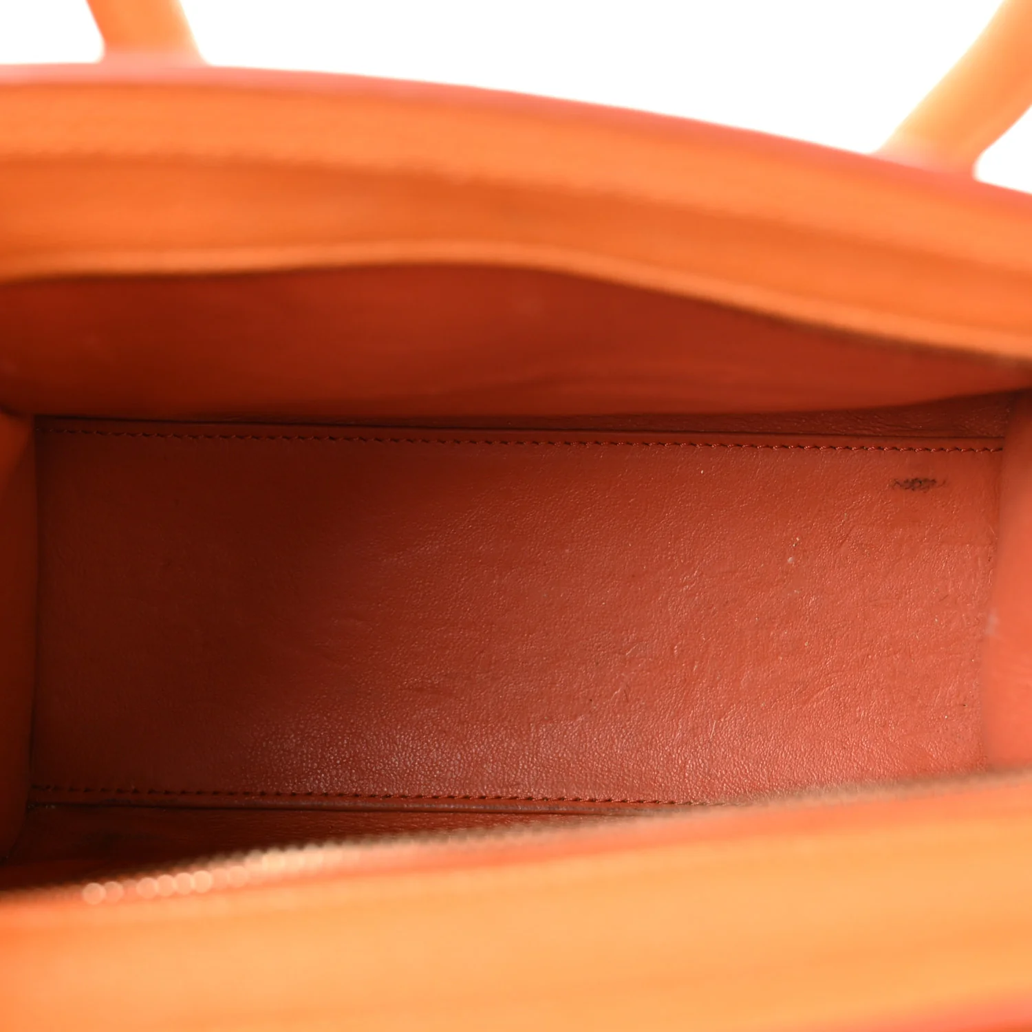 Goatskin Nano Luggage Orange