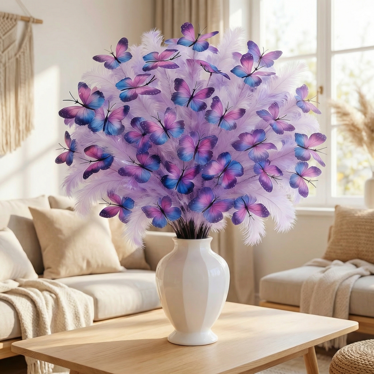 Beautiful Butterfly Reed Artificial Flowers