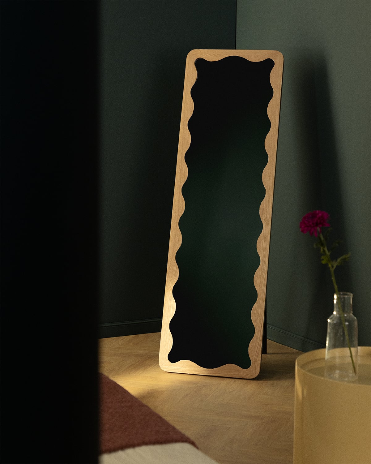 Arali - Espejo de Pie Rectangular de Madera (165x51 cm) Arali