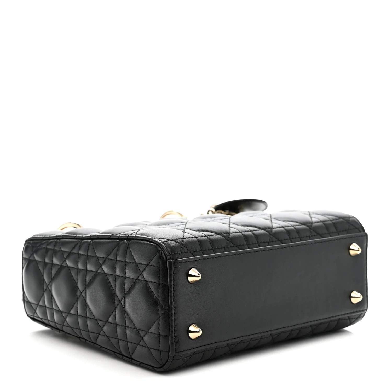 Lambskin Cannage Small My ABCDior Lady Dior Black
