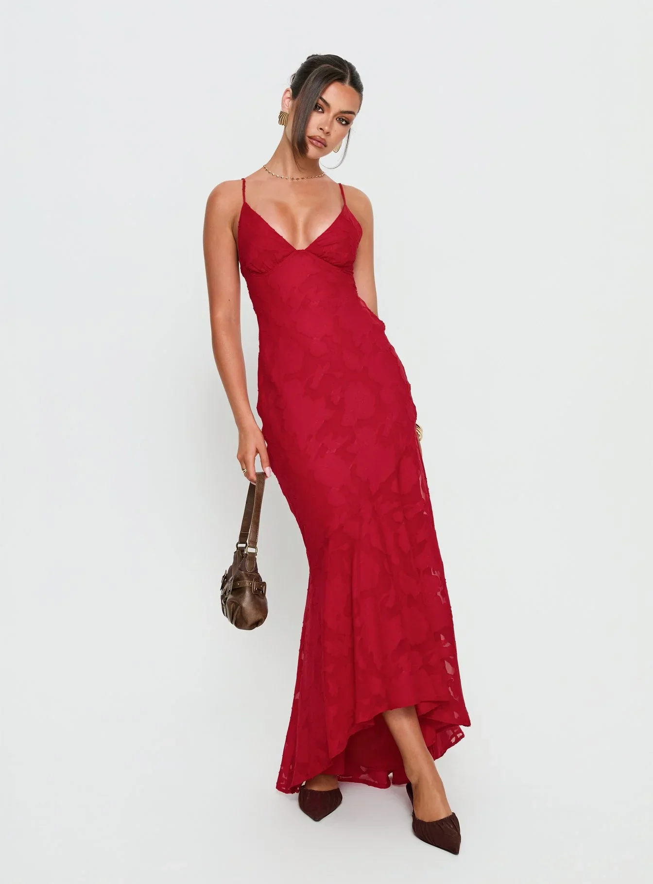 Cyrene Maxi Dress Red