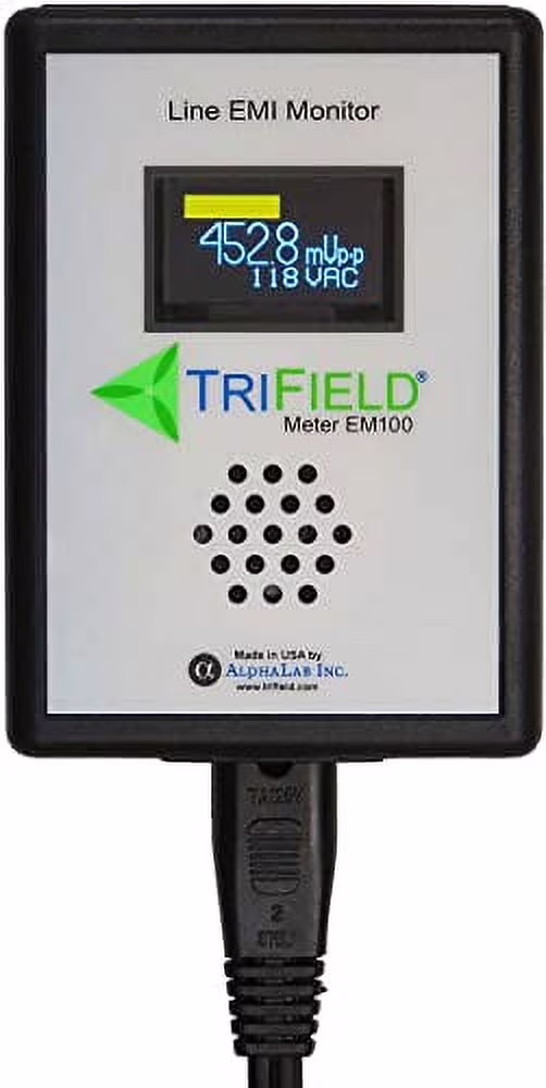 Dirty Electricity Meter by Model EM100 EMI Power Line Noise Analyzer Know Your Electricity @ Home, Office, Shop Made in USA by