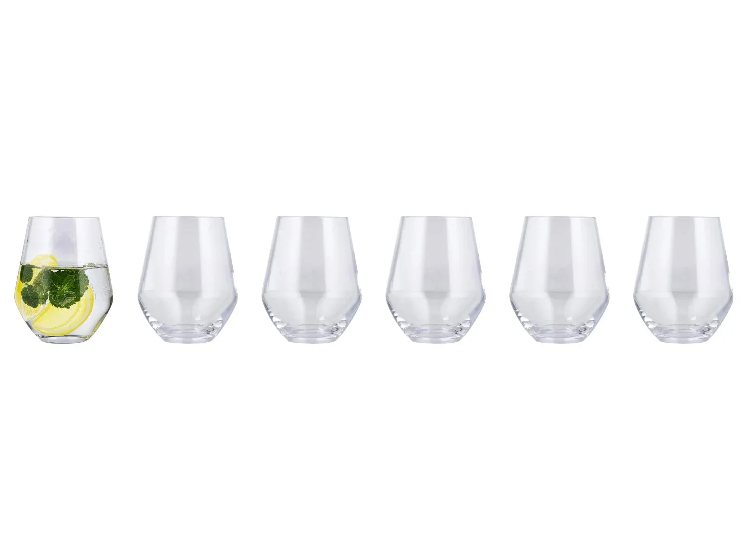SILVERCREST Lot de 6 verres en cristal