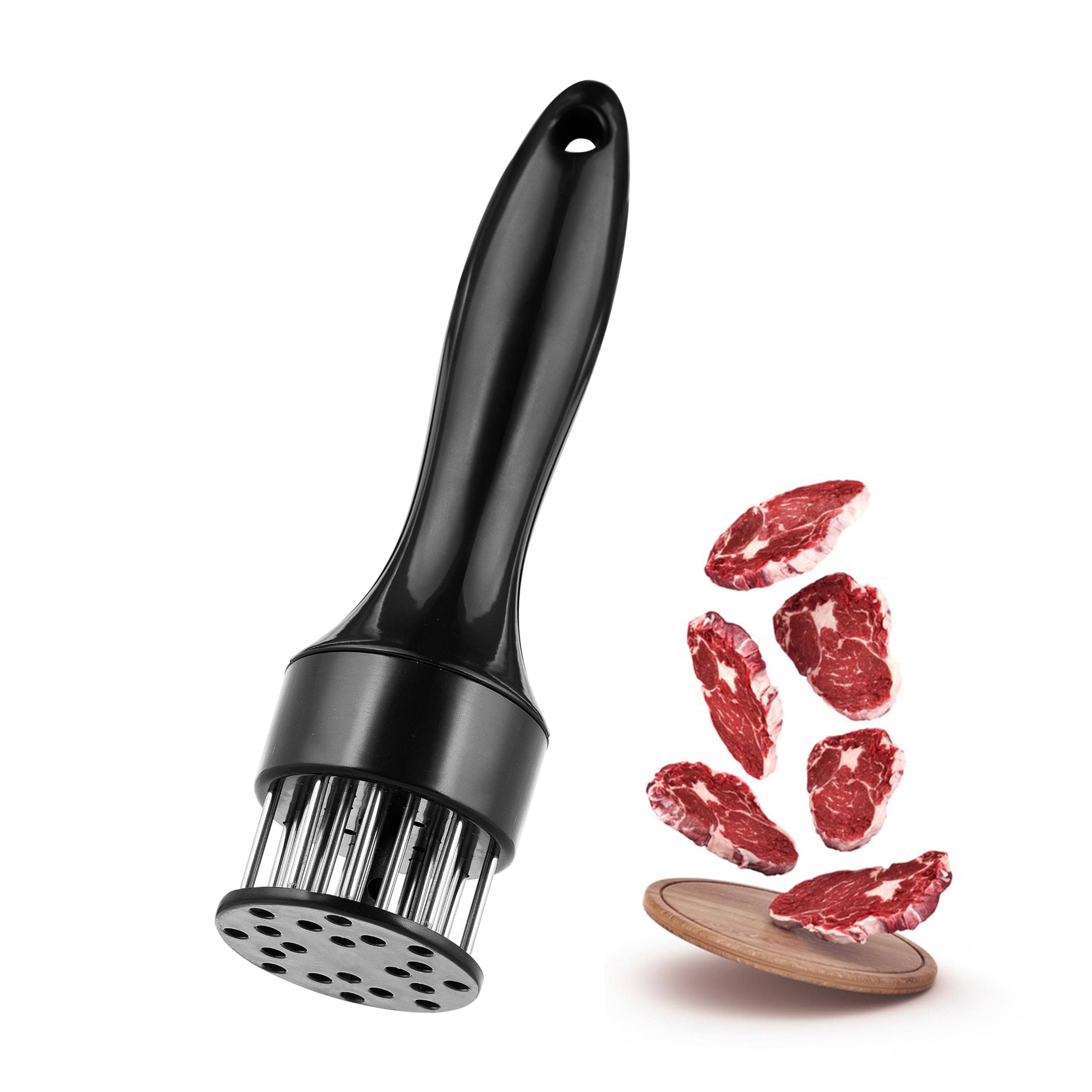 Meat Tenderizer, OLULU Stainless Steel Needle Ultra Sharp 20 Blades Meat Tenderizer Tool for Tenderizing Chicken, Beef, Steak, Veal and Pork