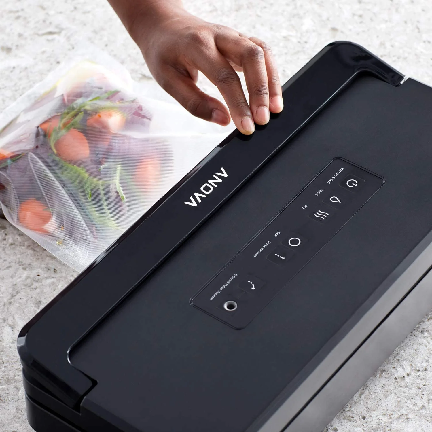 Precision Pro Black Food Vacuum Sealer - Image 4