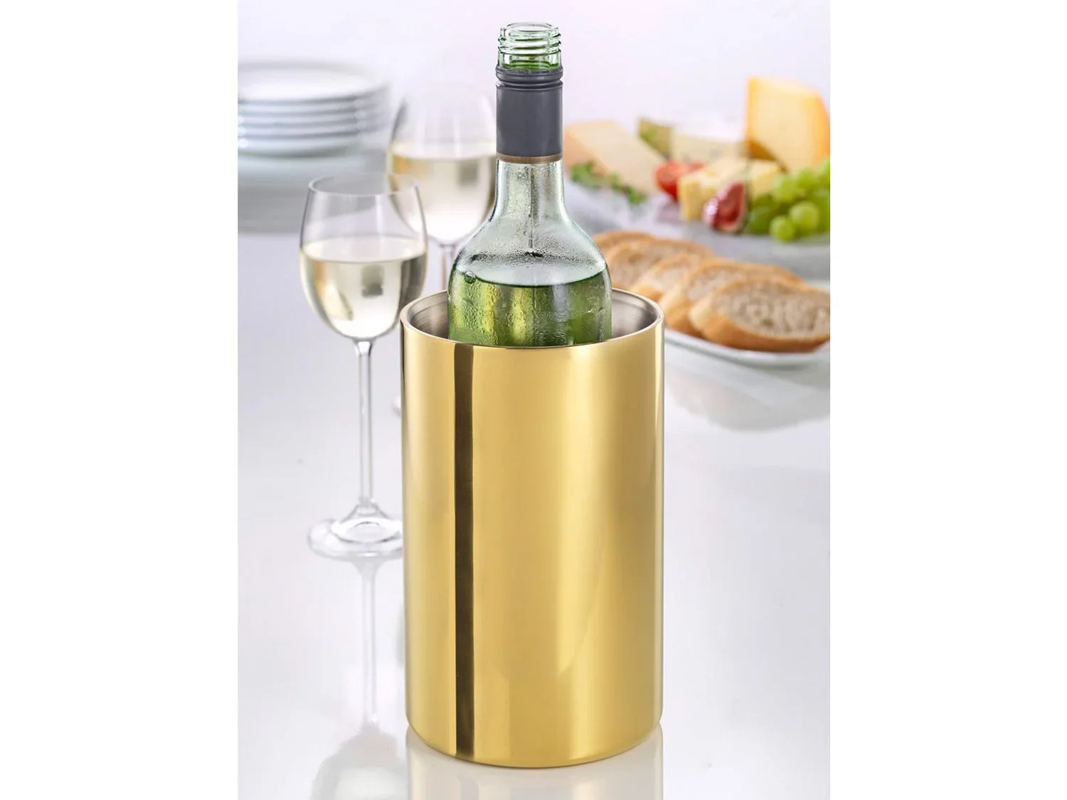 Esmeyer Refroidisseur  vin en acier inoxydable dune contenance de 1,6 l env.