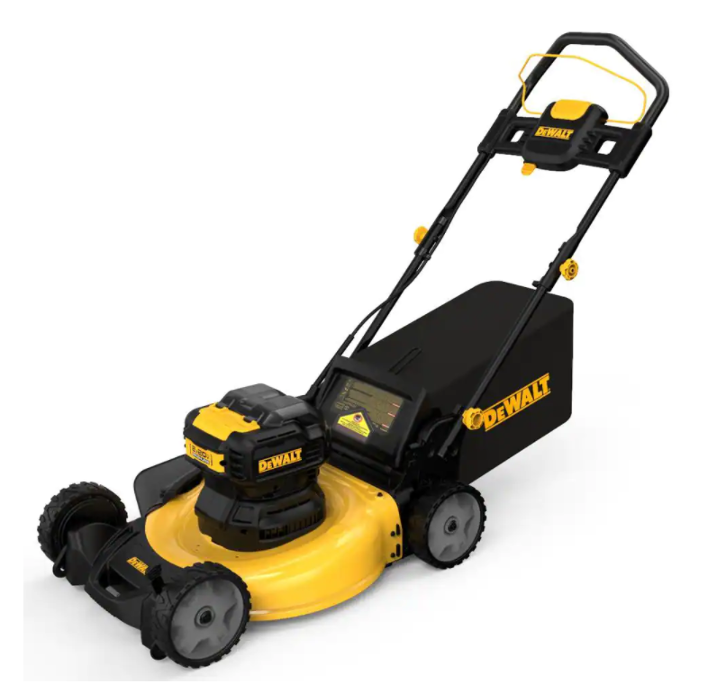 Tondeuse à gazon manuelle sans fil DEWALT 21,5 po, 20 volts MAX, batterie lithium-ion