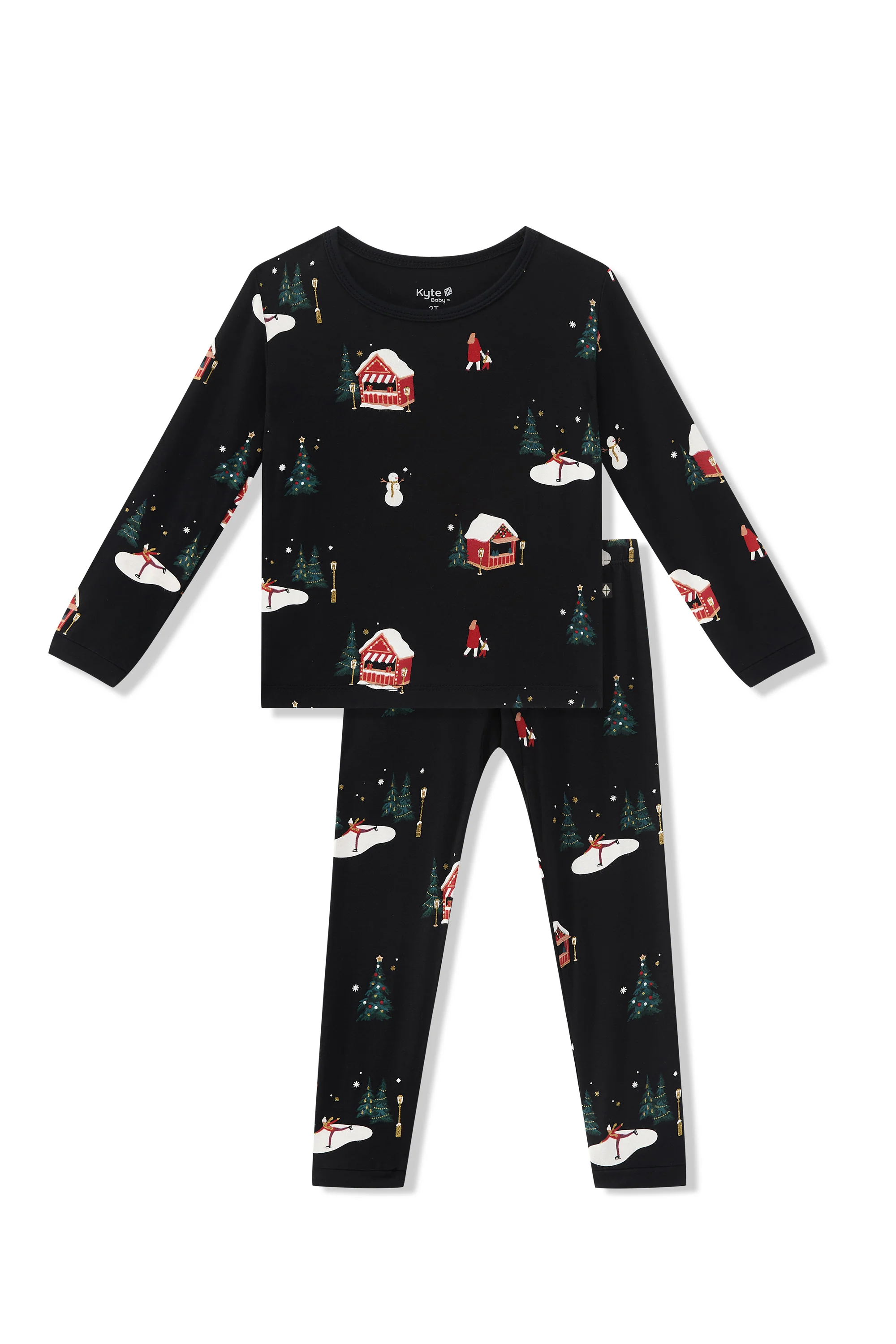 Long Sleeve Pajamas in Winter Wonderland