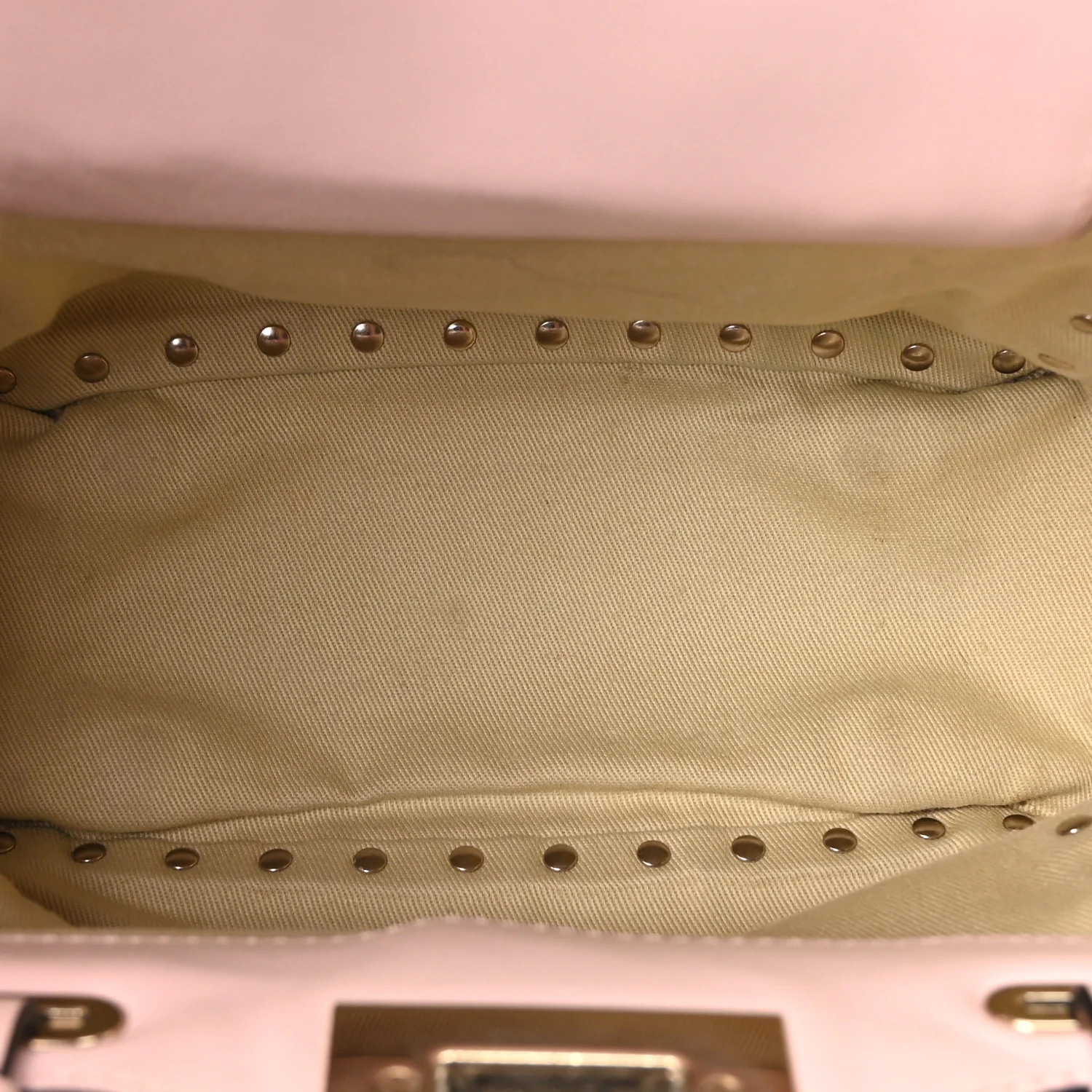 Vitello Mini Rockstud Tote Water Rose
