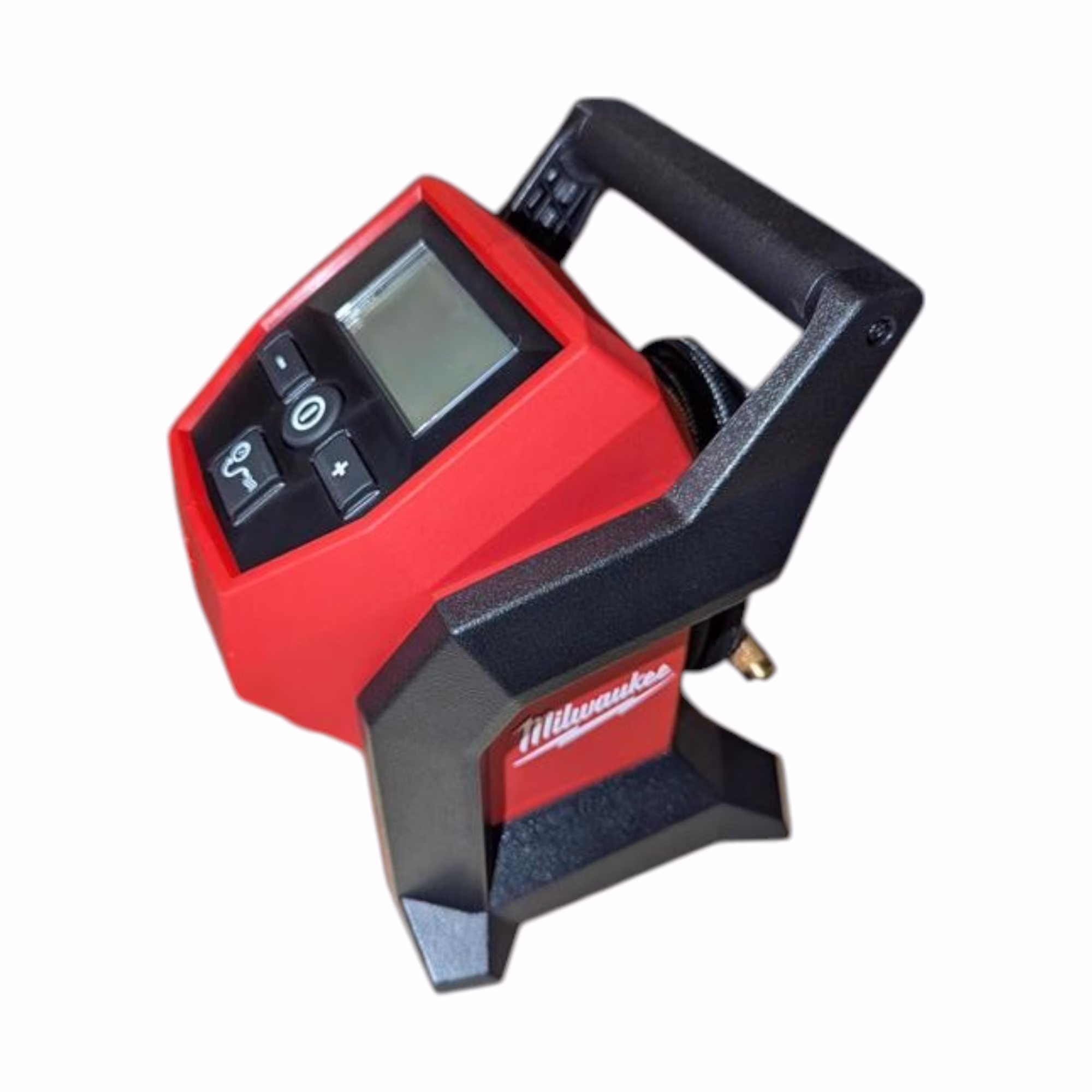Milwaukee M12 Compact Inflator - Cordless Tire Inflator with Truefill Auto Shut - Off, 120 PSI, LCD Display, Brass Chuck, Fast Inflation 2475 - 20 (Bare Tool)