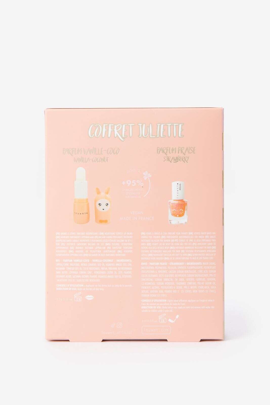 Inuwet lichtoranje duo make-up set