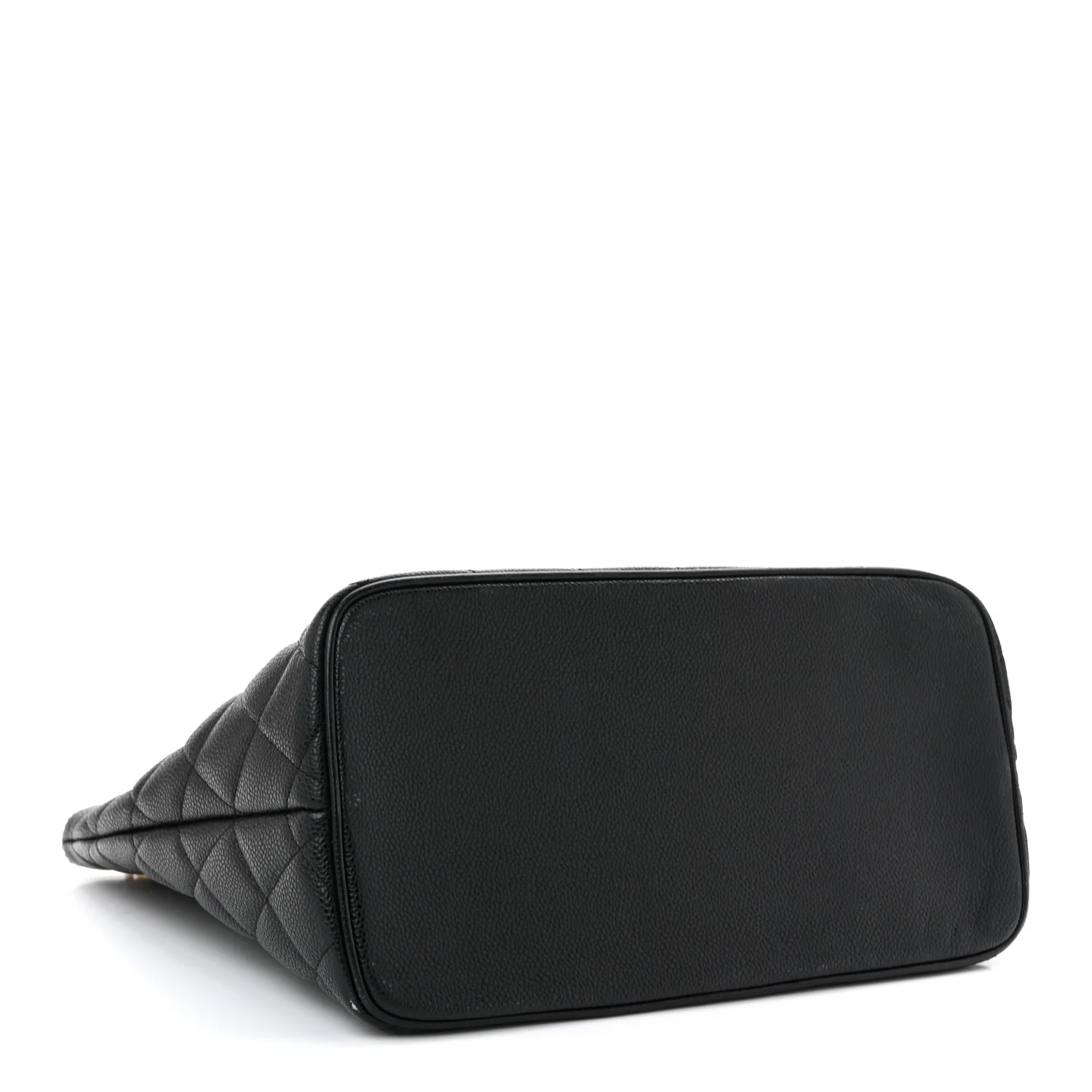 Caviar Quilted Medallion Tote Black