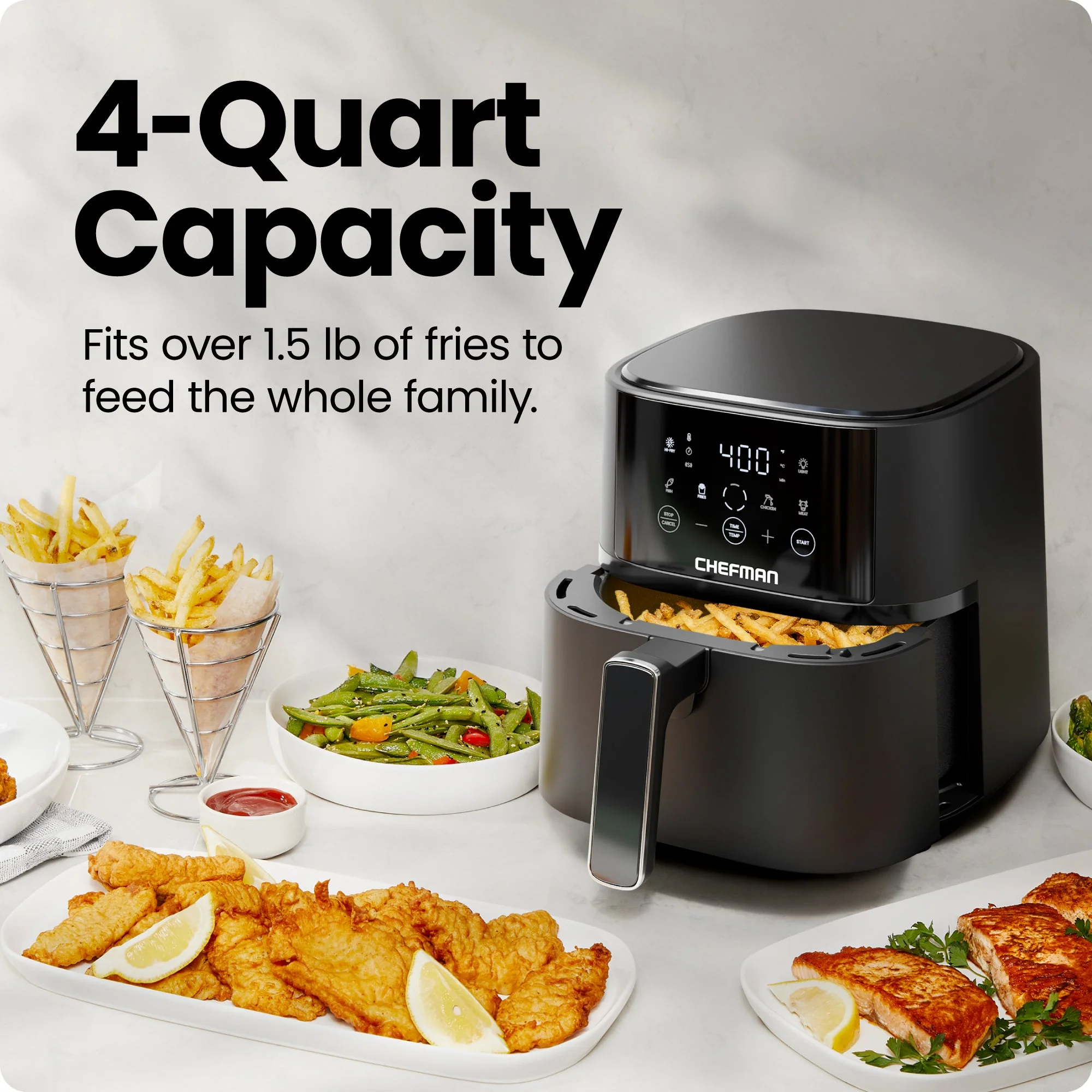 TurboFry Touch 4-Quart Digital Air Fryer