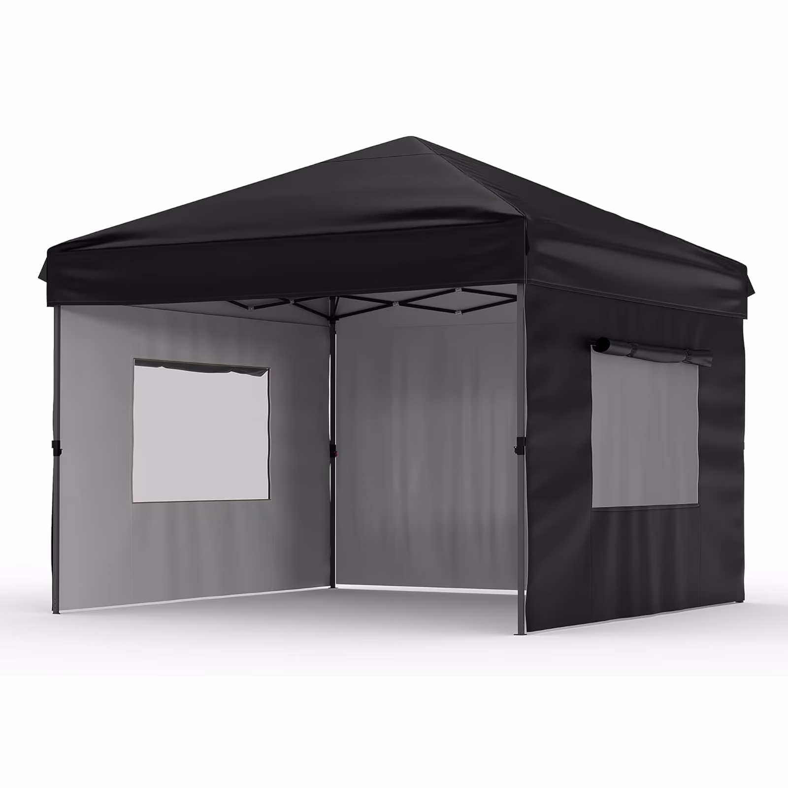 10x10FT Pop Up Canopy Tent, Folding Tent Shelter with 3 Removable Sidewalls, Easy Setup Outdoor Canopy, Height Adjustable Shelter Gazebos(10' x 10'/Blue) - Image 3