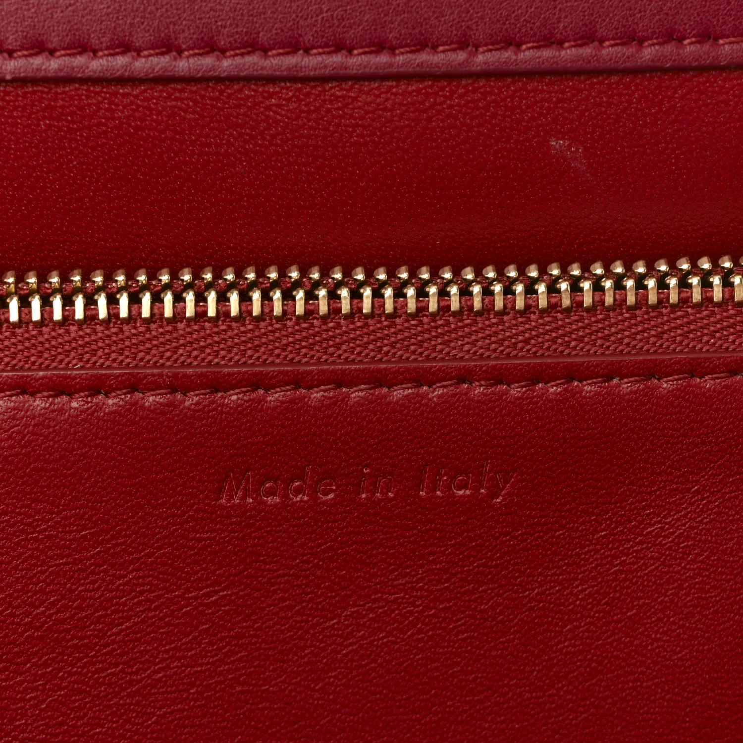 Patina Box Calfskin Medium Clasp Bag Scarlet