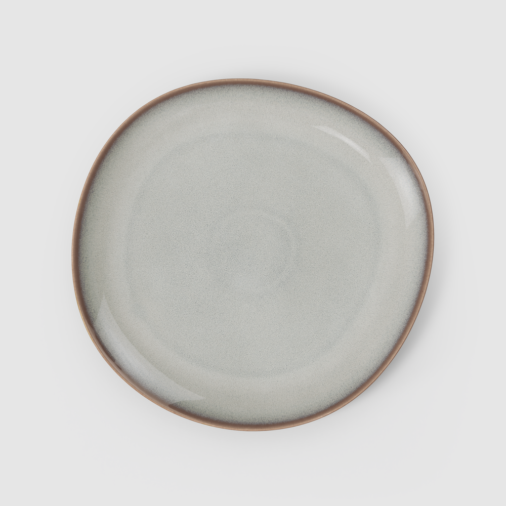 Lave Serving tray - Beige, 12.6'' x 12.6'', stoneware