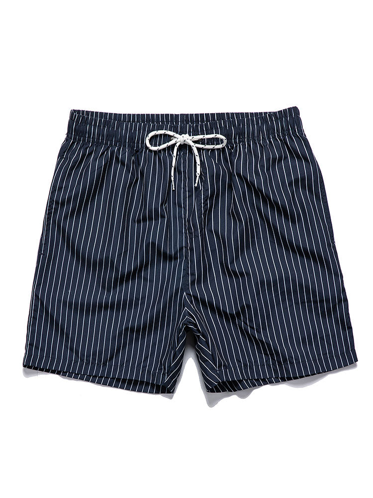 Short de bain à rayures