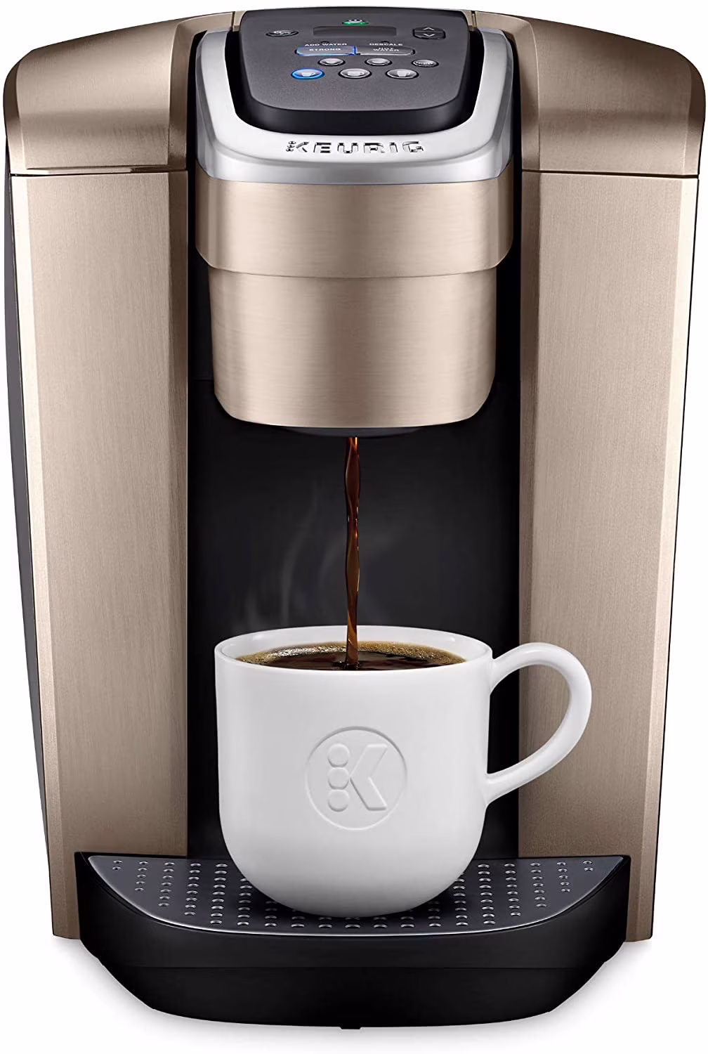 K-Elite Coffee Maker, Single Serve K-Cup Pod Coffee Brewer, With Iced Coffee Capability, Brushed Slate(Gray) - Image 3