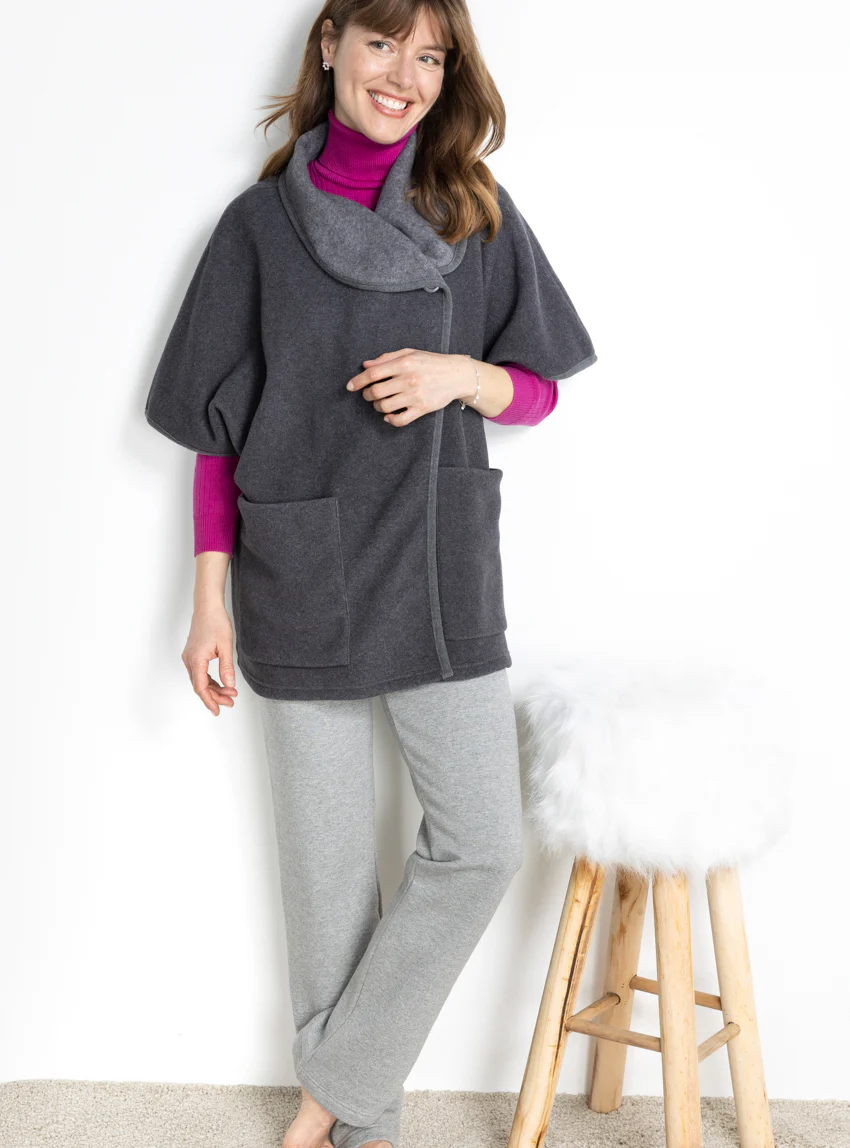 Pantalon de jogging femme en coton gris