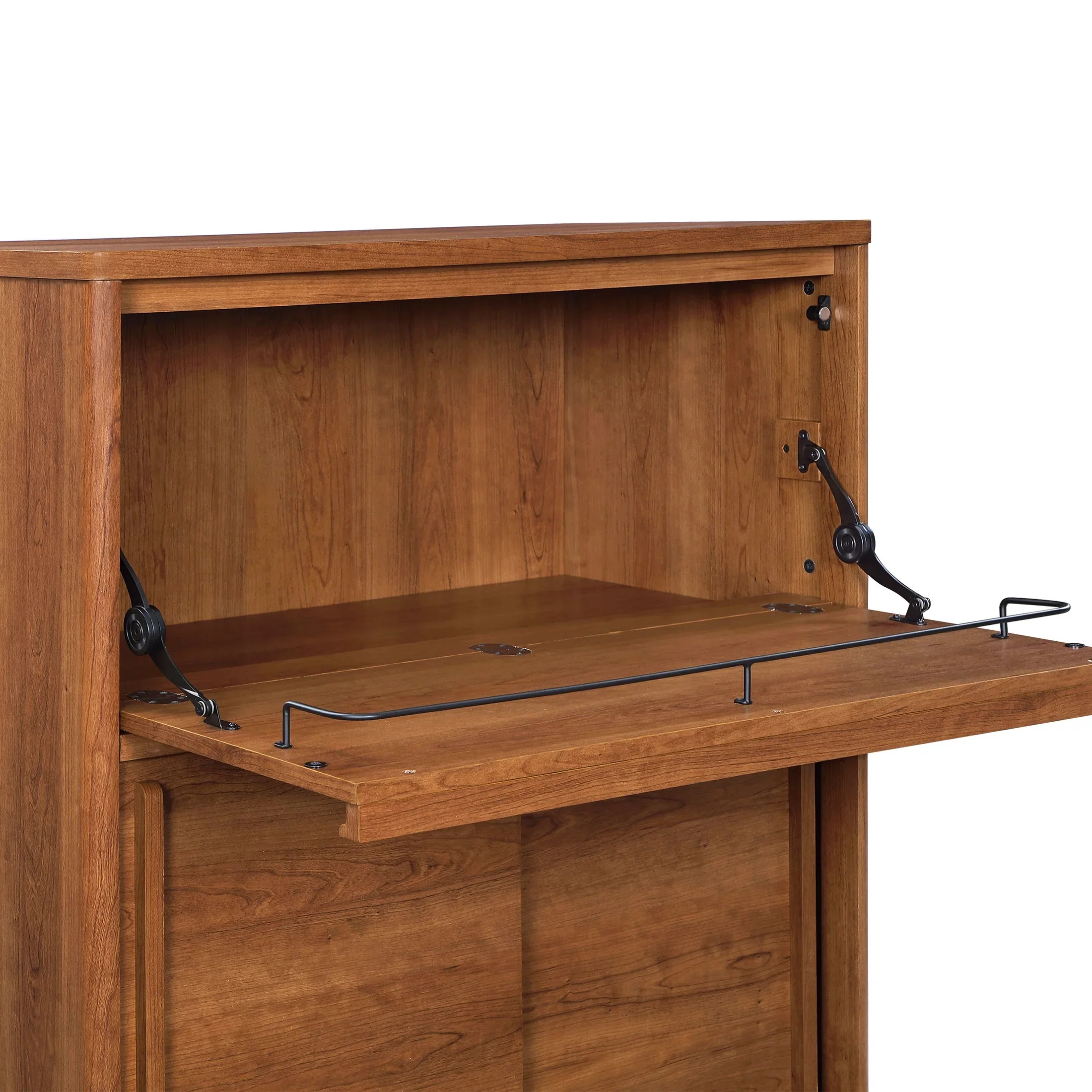 Better Homes & Gardens Greyson Bar Cabinet, Acorn Finish