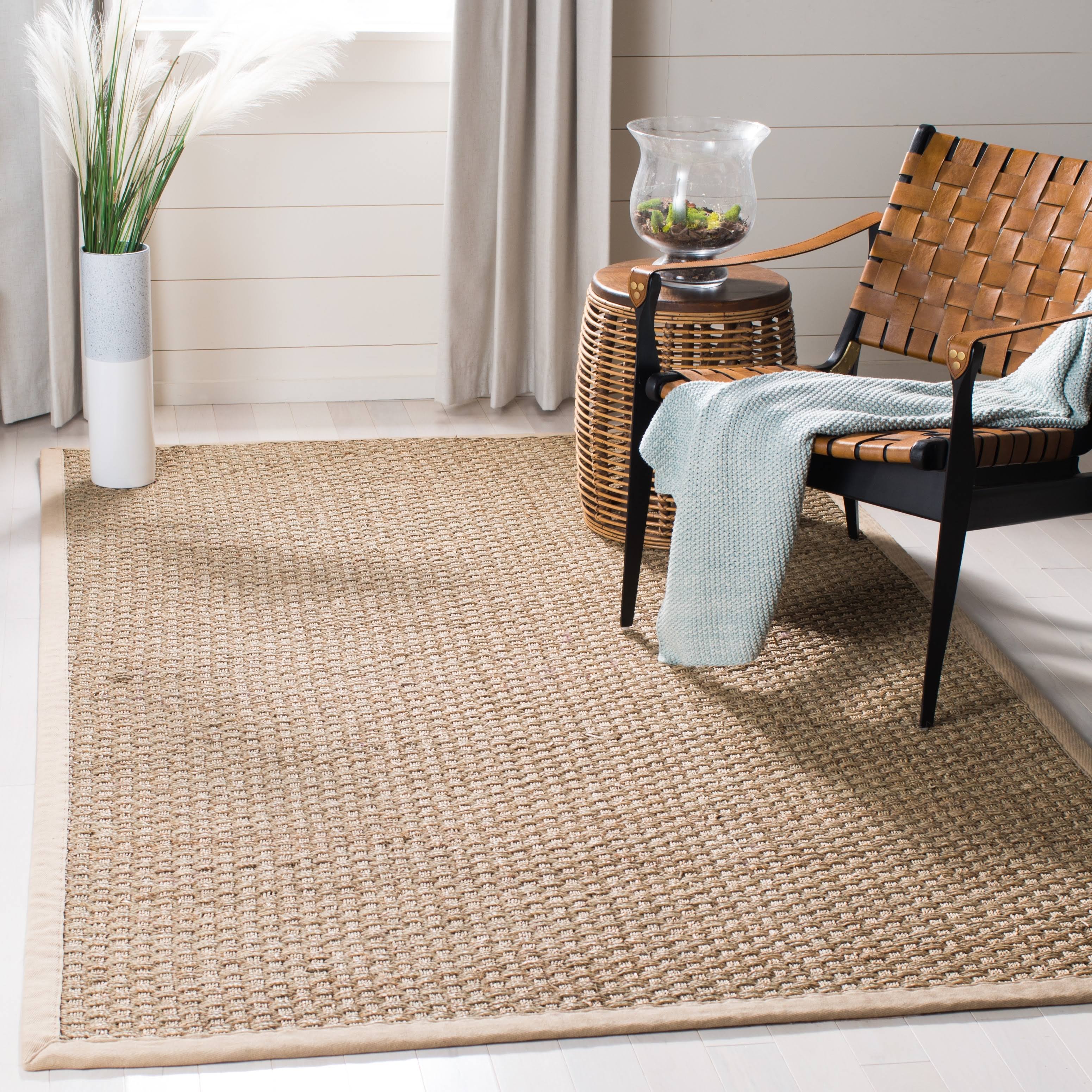 Safavieh NF114A Natural Fiber Area Rug, Natural/Beige 5-ft x 8-ft