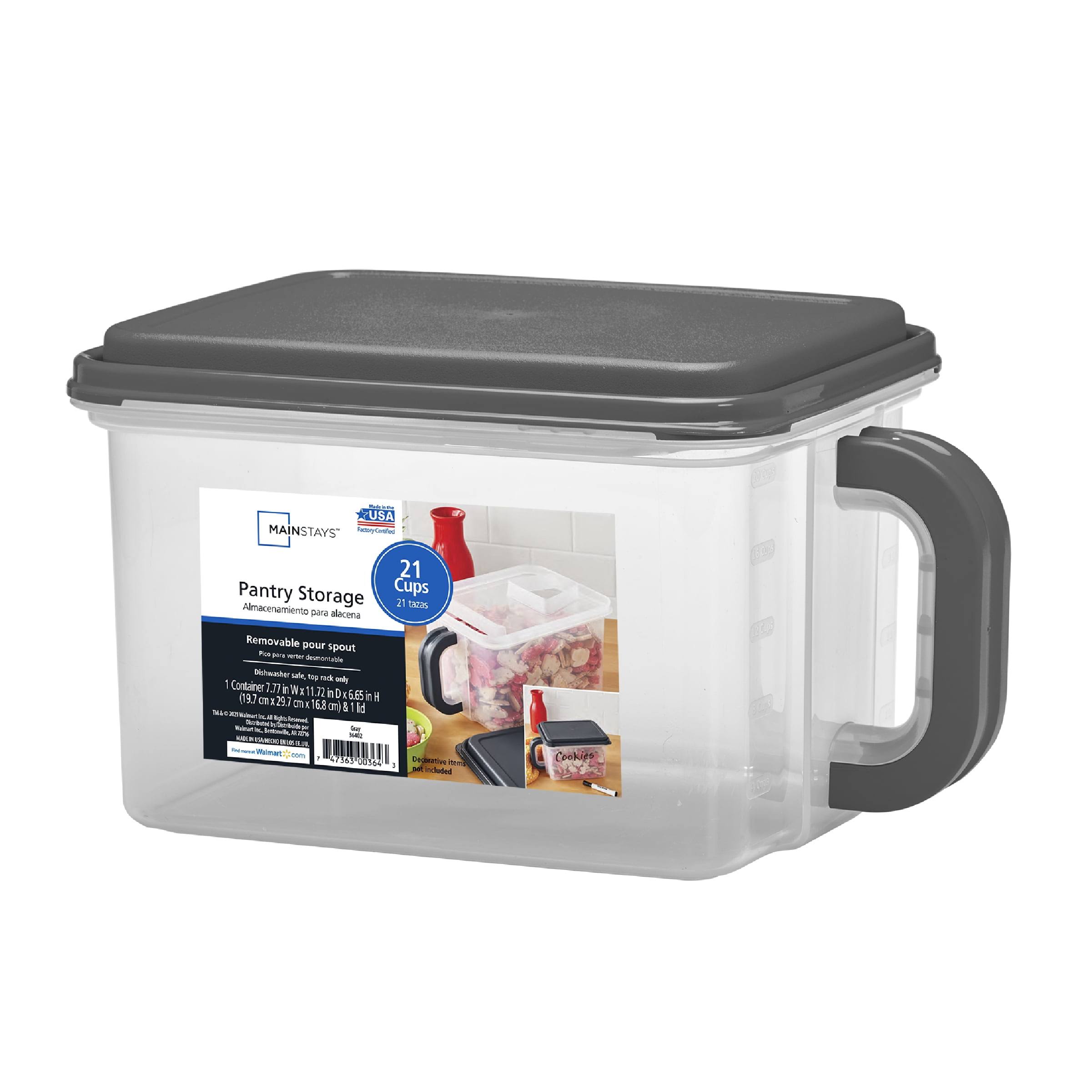 Mainstays Pantry Storage Cups - 2 Each