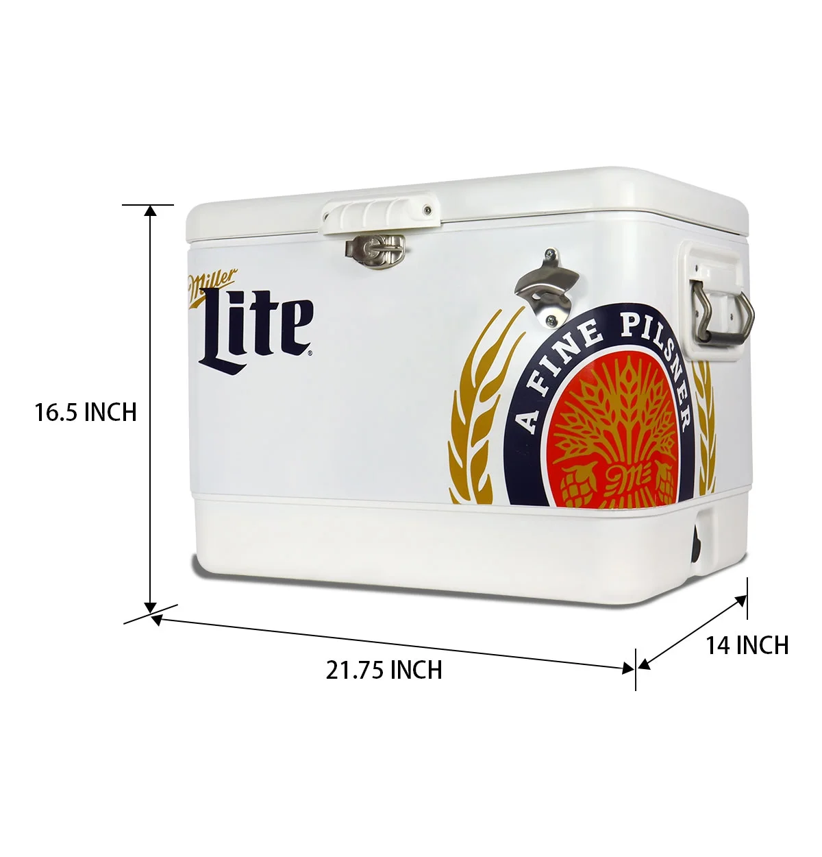 Ice Chest Cooler with Bottle Opener, 51L (54 qt), 85 Cans - Image 3