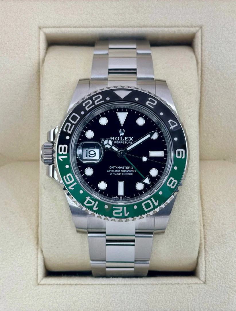 [Super Clone]RLX GMT-Master II With A Green And Black Bezel 