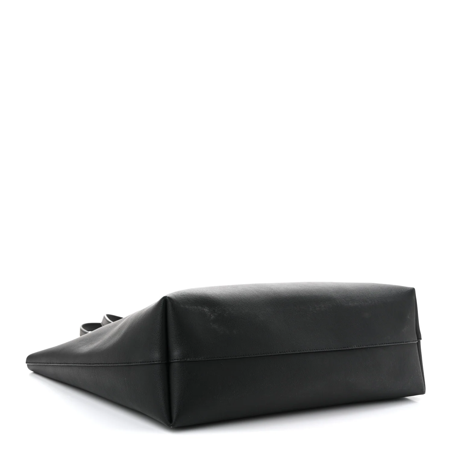 Calfskin Large Shopping Tote Black