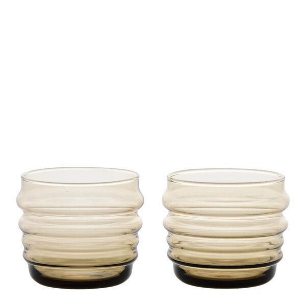 Sukat Makkaralla glass 20 cl 2 stk brun