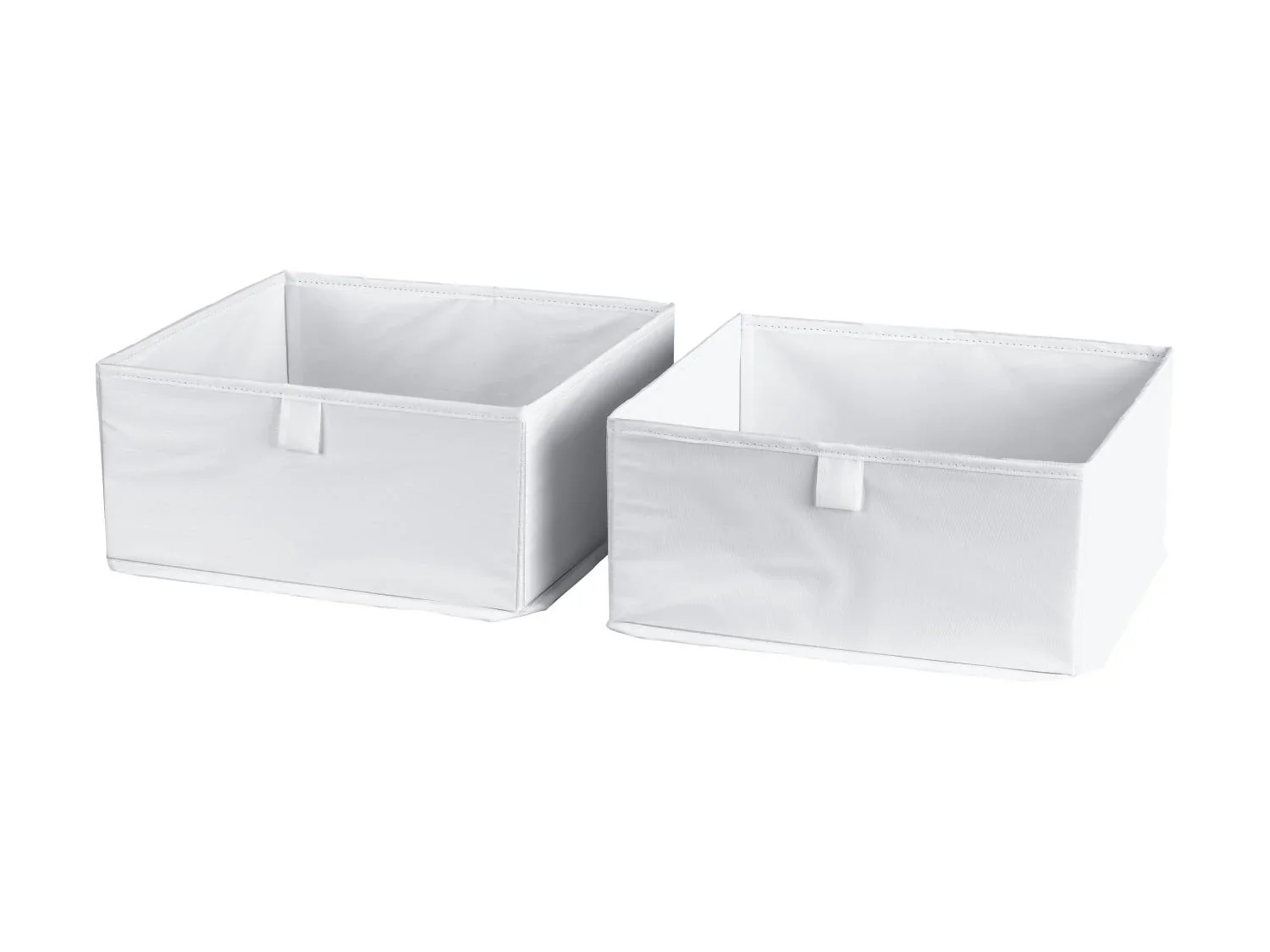 W5 Lot de 2 botes de rangement