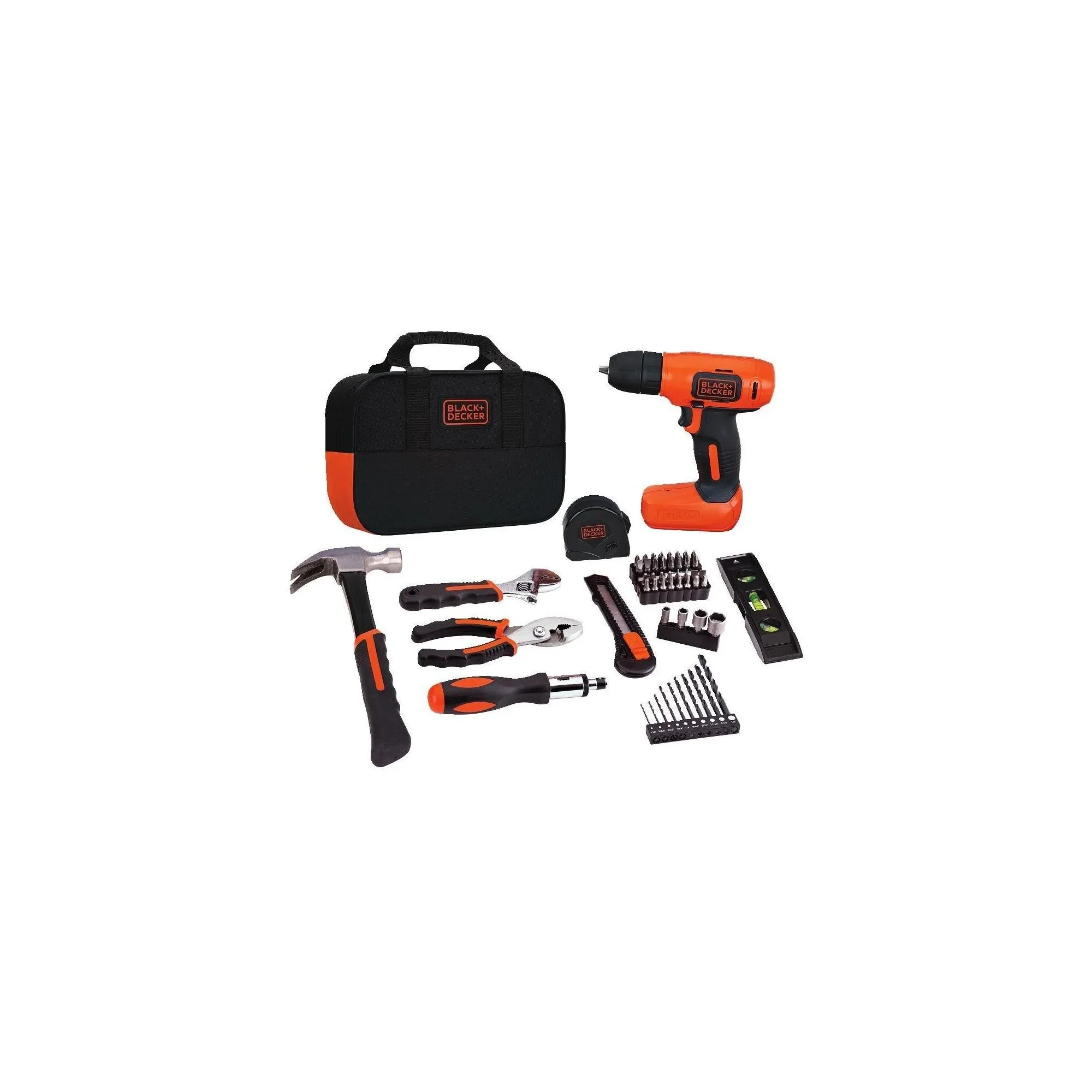 BLACK+DECKER 8V MAX* Cordless Drill Project Kit, BDCD8PK