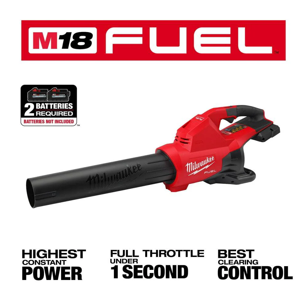 Milwaukee M18 FUEL Dual Battery 145 Mph 600 CFM 18 V Battery Handheld Blower Tool Only