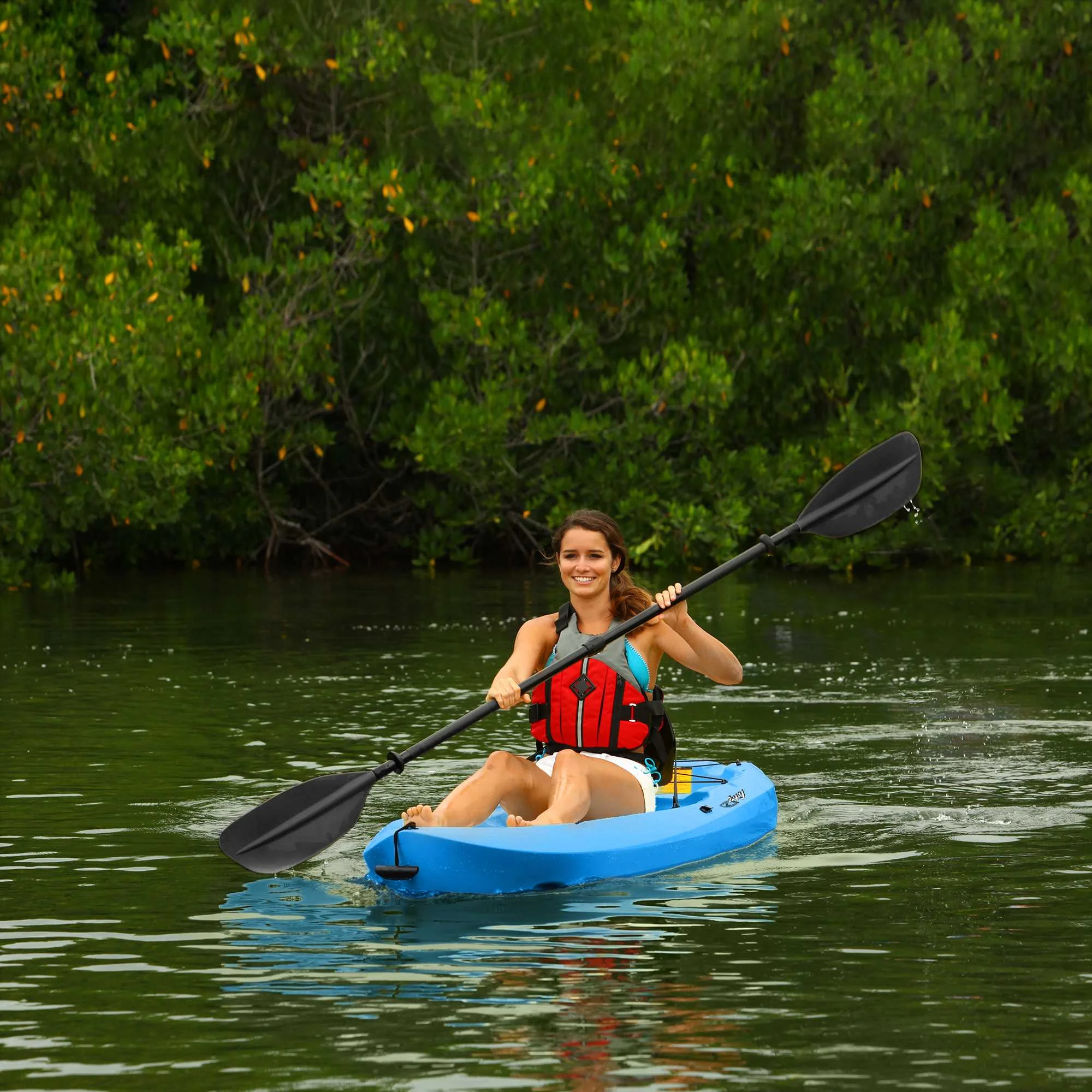 Lifetime Lotus 8 Ft Sit - on - Top Kayak, Blue (90112)