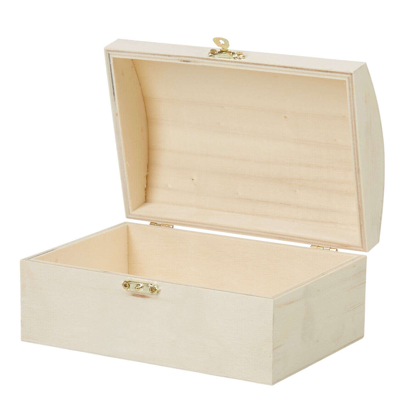 Boîte à bijoux en bois à décorer L18xl12xH8,5cm