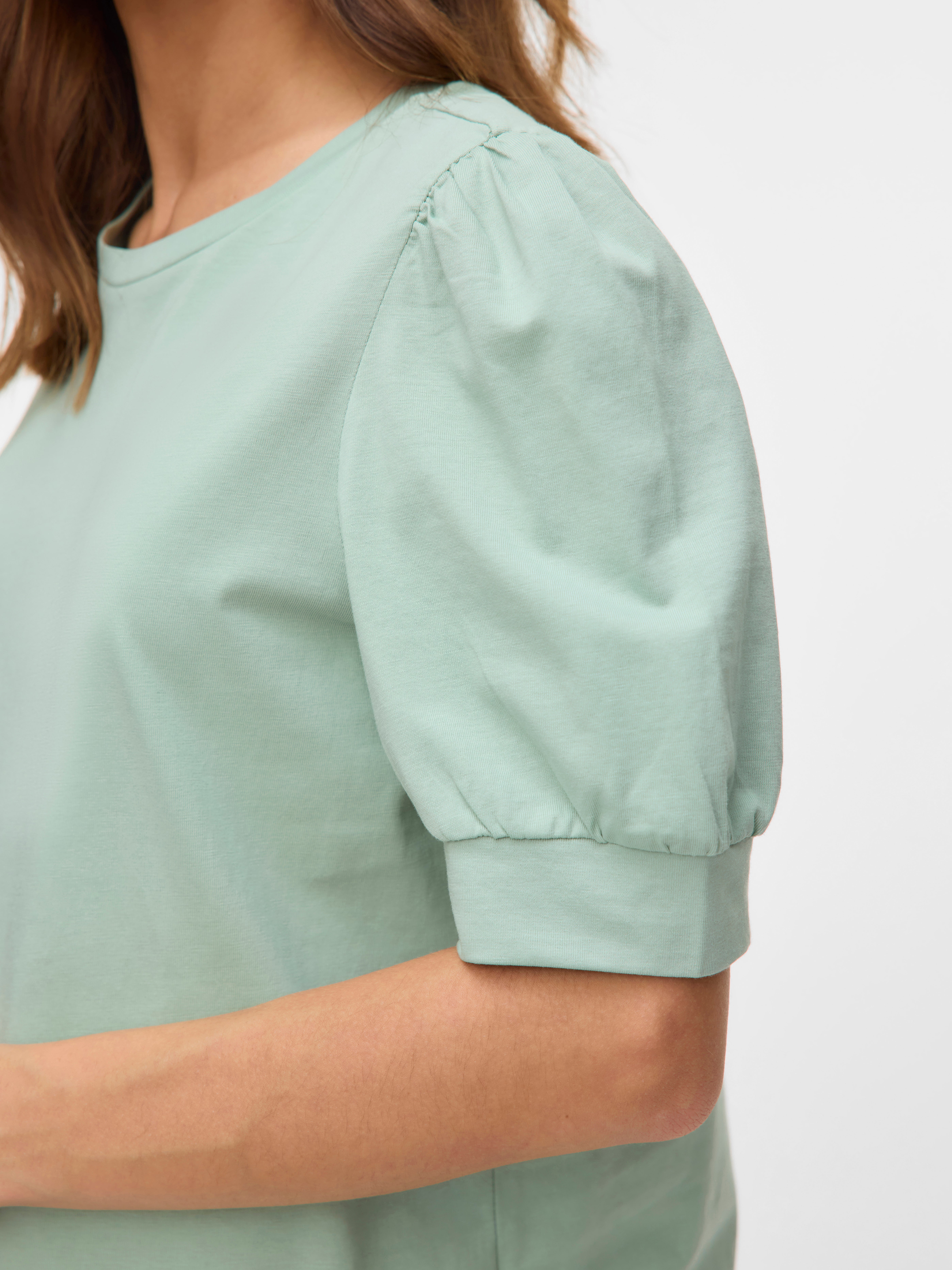 VERO MODA® Regular Fit Round Neck Balloon sleeves T-Shirt