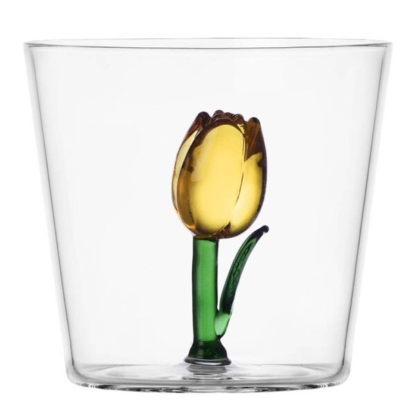 Botanica vannglass 35 cl tulipan gul
