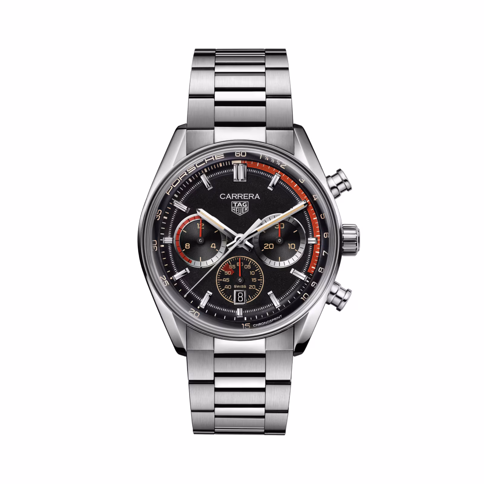 【Super Clone】TAG Heuer Carrera Chronosprint X Porsche Rallye 42mm Mens Watch CBS2015.EB0381