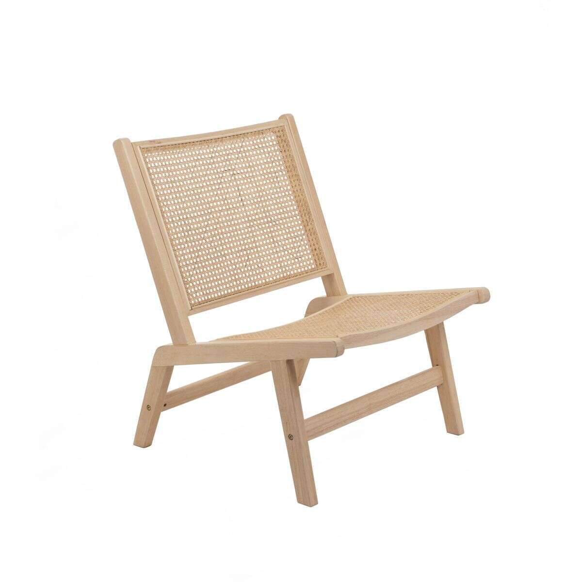 Fotel POLURA rattanowe naturalne 65x79x70 cm