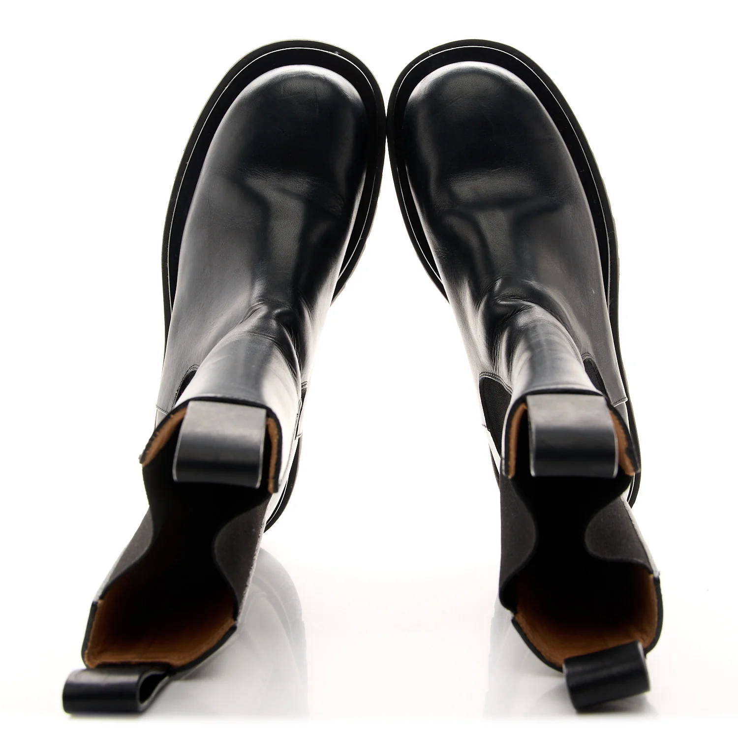 Calfskin The Lug Chelsea 55mm Boots 38 Black