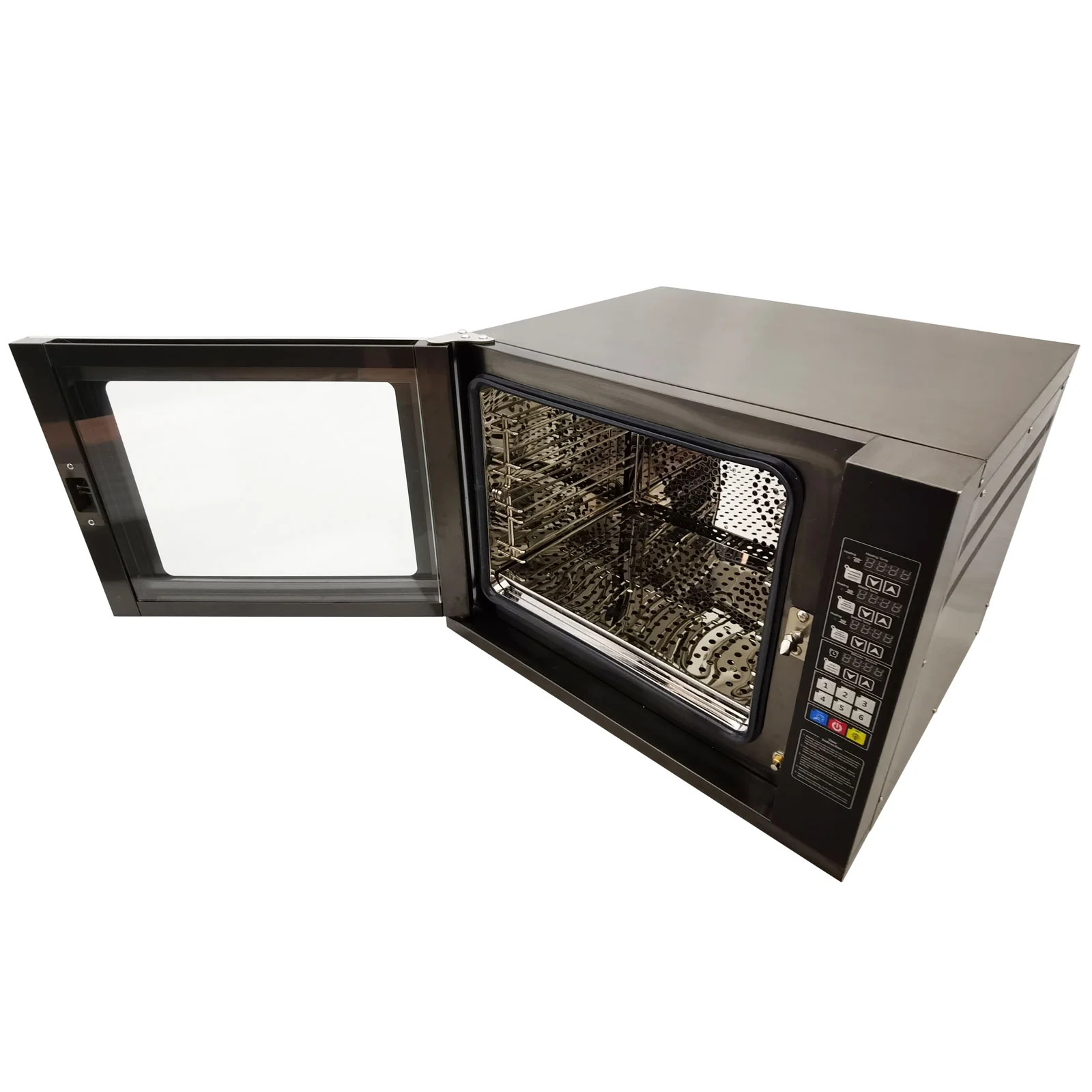 60 L Commercial Countertop Convection Spray Oven 4 Racks Hot Air Circulation Electric Oven 220V
