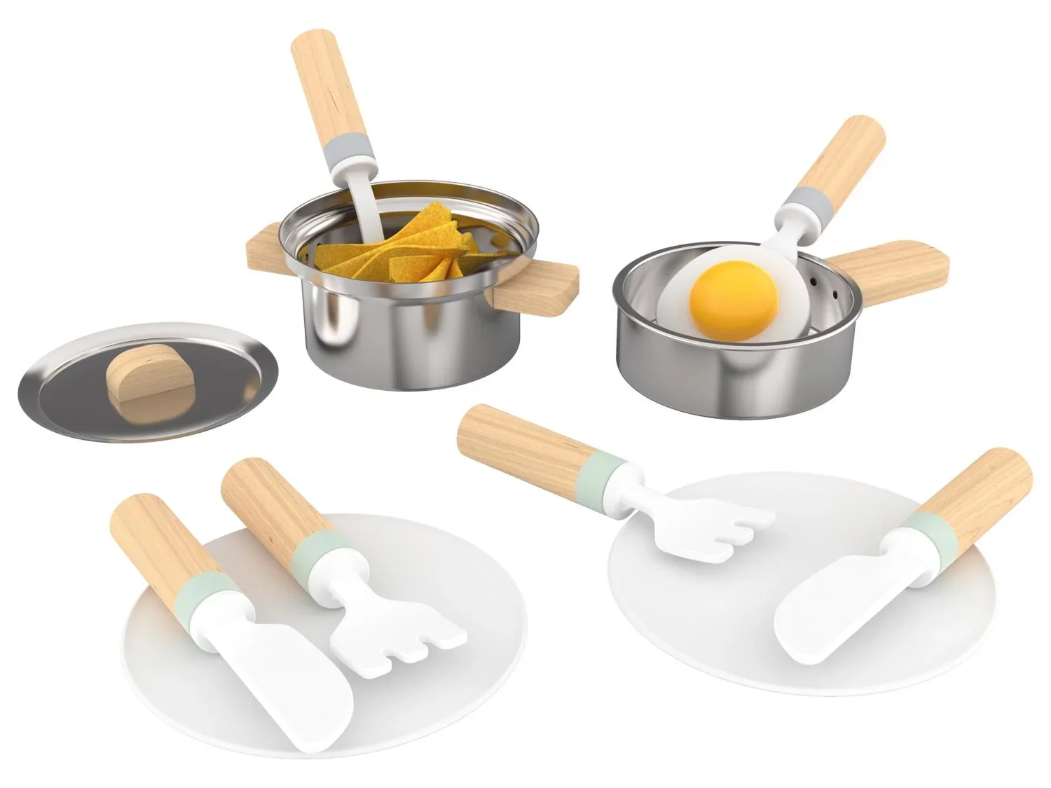Playtive Set d'accessoires de cuisine en bois