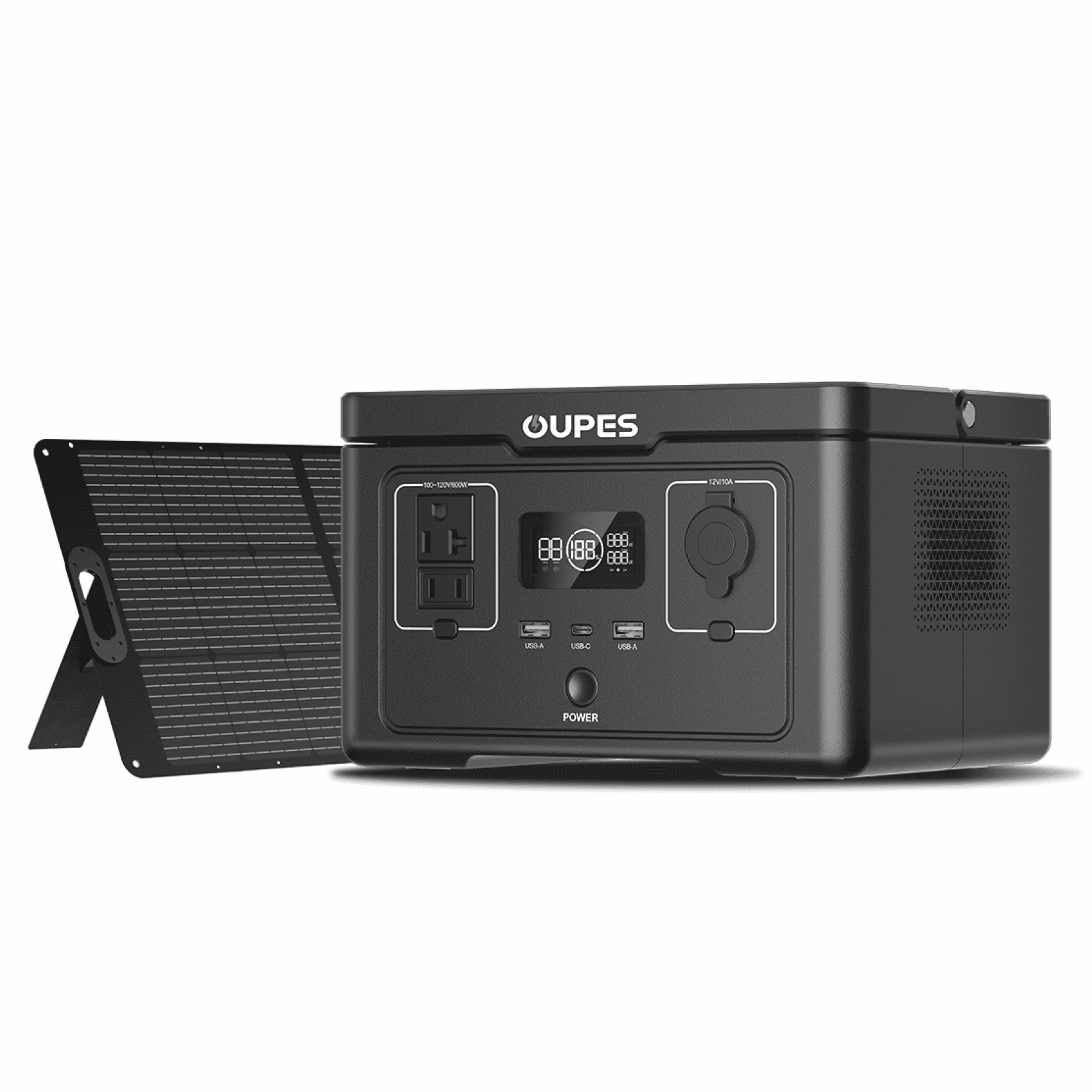 600W, 256Wh Portable Power Station Exodus 600, 80000mAh LiFePO4 Solar Generator, 8.16lbs, 0-100% in 1 hour, for RV,Outdoors,Camping(Exodus 600) - Image 5