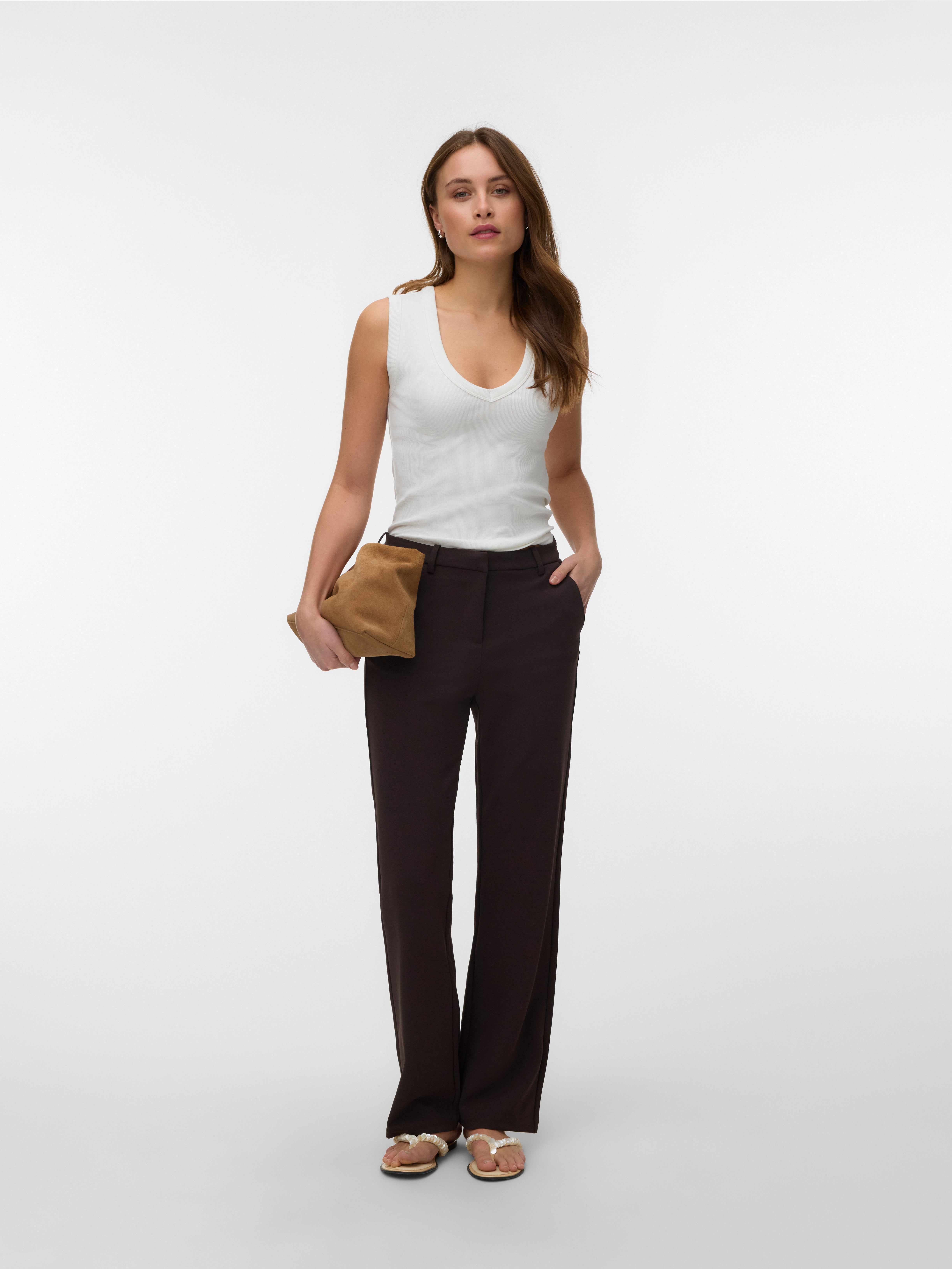 VERO MODA® VMZAMIRA Mid waist Trousers