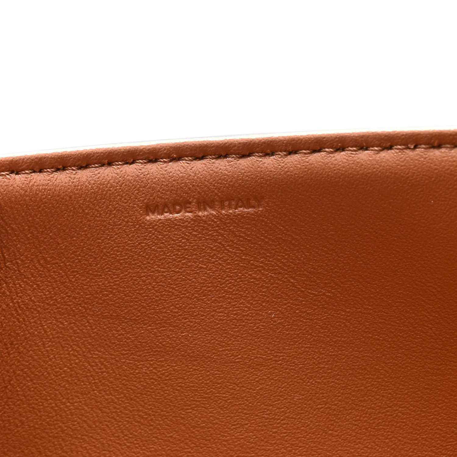 Natural Calfskin Medium Triomphe Tan