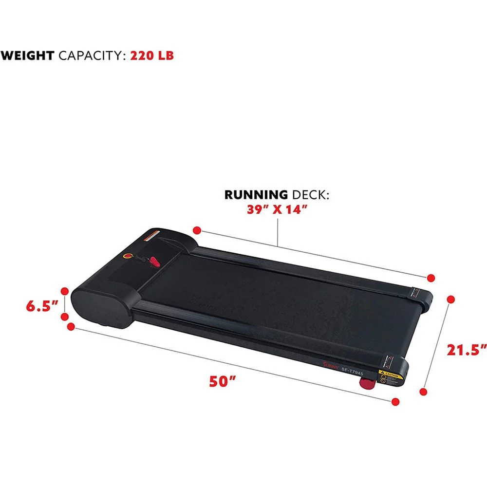 Electric Walking Pad Treadmill Office Under Desk Exercise Machine Fitness for Home