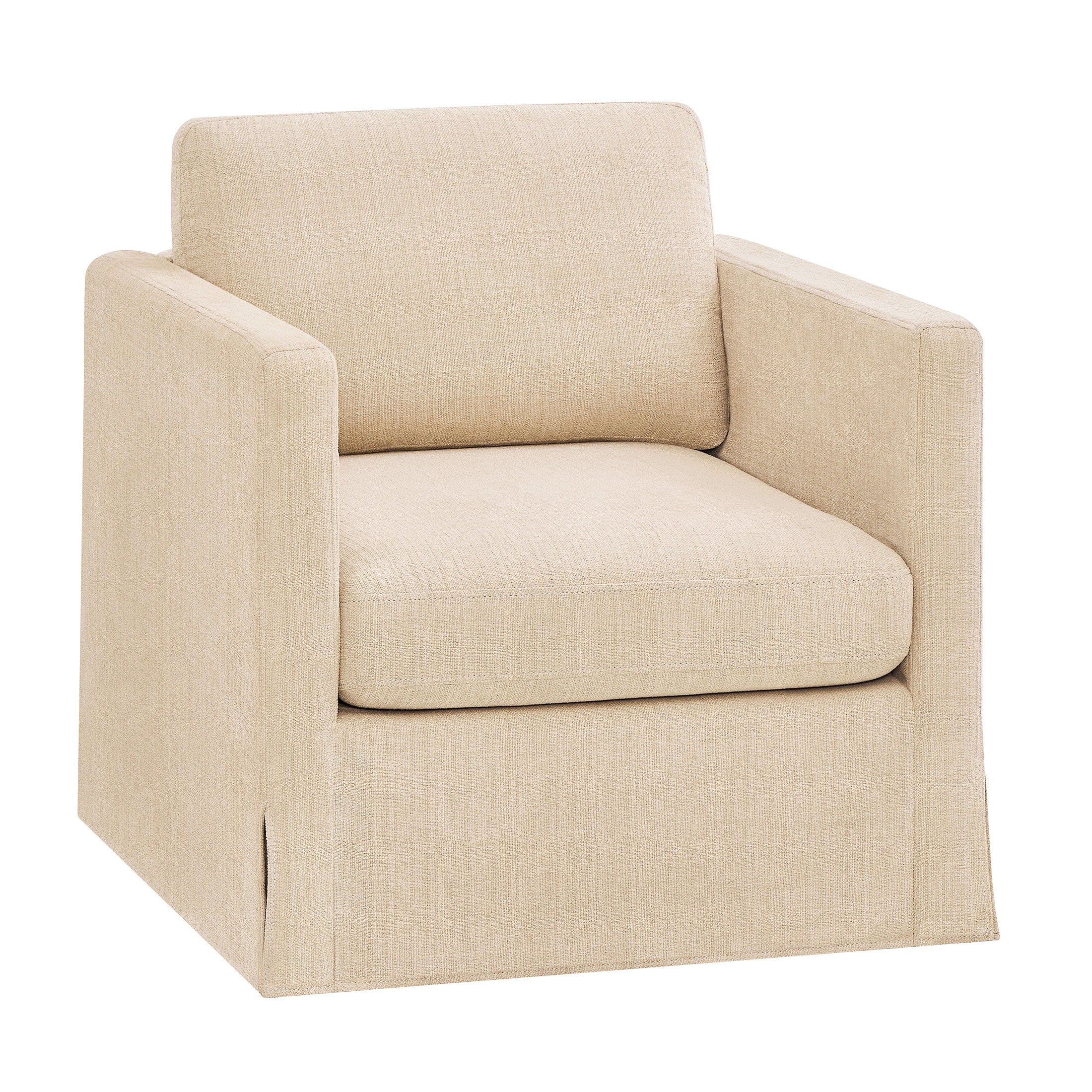 Better Homes & Gardens Waylen Swivel Accent Chair, by Dave & Jenny Marrs, Cream