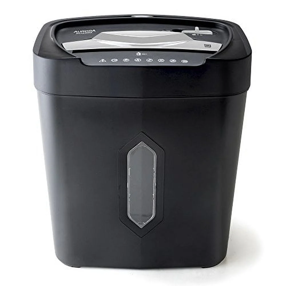 Aurora GB AU1230XA 12 - Sheet Anti - Jam Crosscut Paper and Credit Card Shredder with 5.2 - Gallon Wastebasket