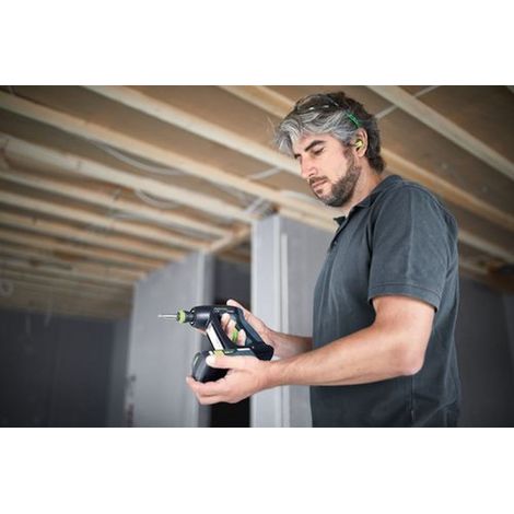 Festool – Perceuse-visseuse sans fil 18V – Moteur EC-TEC sans charbons – Couple 45Nm pour perçage métal – Coffret avec accessoires inclus — vue 4